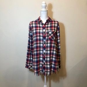 Beachlunchlounge Plaid Button Down Shirt